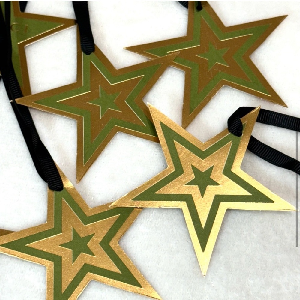 34 pcs GUCCI Star ornaments Christmas Tree Decoration